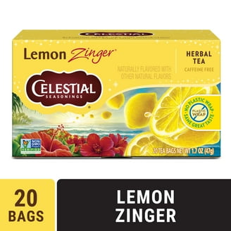 Great Value Lemon & Ginger Herbal Tea, 1.55 oz, 20 Ct - Walmart.com