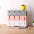 thumbnail image 3 of Plug Socket Dust Safety Box Pink Cable Hider Box for Storage and Organization of Cords Wires and Cables for Desk and Home Use, 3 of 18