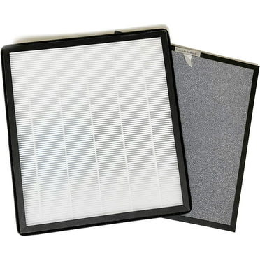 Nispira True HEPA Activated Carbon Filter Replacement Set Compatible with Hathaspace HSP001 Smart True HEPA Air Purifier 5-in-1, A Set of 2 Filters