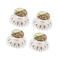 thumbnail image 3 of 4 Pieces Guitar Knobs Universal Speed Control Stylish Abalone Hat Style for Electric Guitar Bass Players, 3 of 5