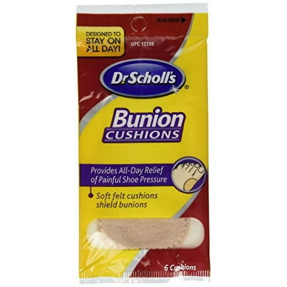 Dr. Scholl's Soft Felt Bunion Cushions, 6 Per pack