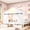 Full + White + MDF,Metal,Pine,Plywood, variant on Luckynote Twin Size Farmhouse Bed with Sliding Barn Door and Light Bulb, Wood house Bed Frame with Stair and Drawers, White