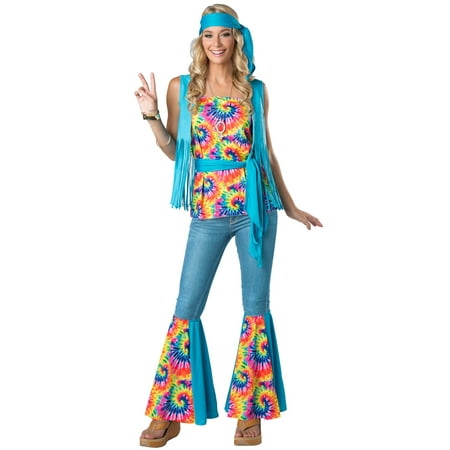 Tie Dye Hippie Adult Costume