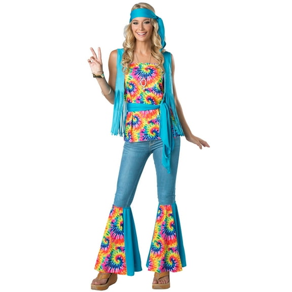 Tie Dye Hippie Adult Costume