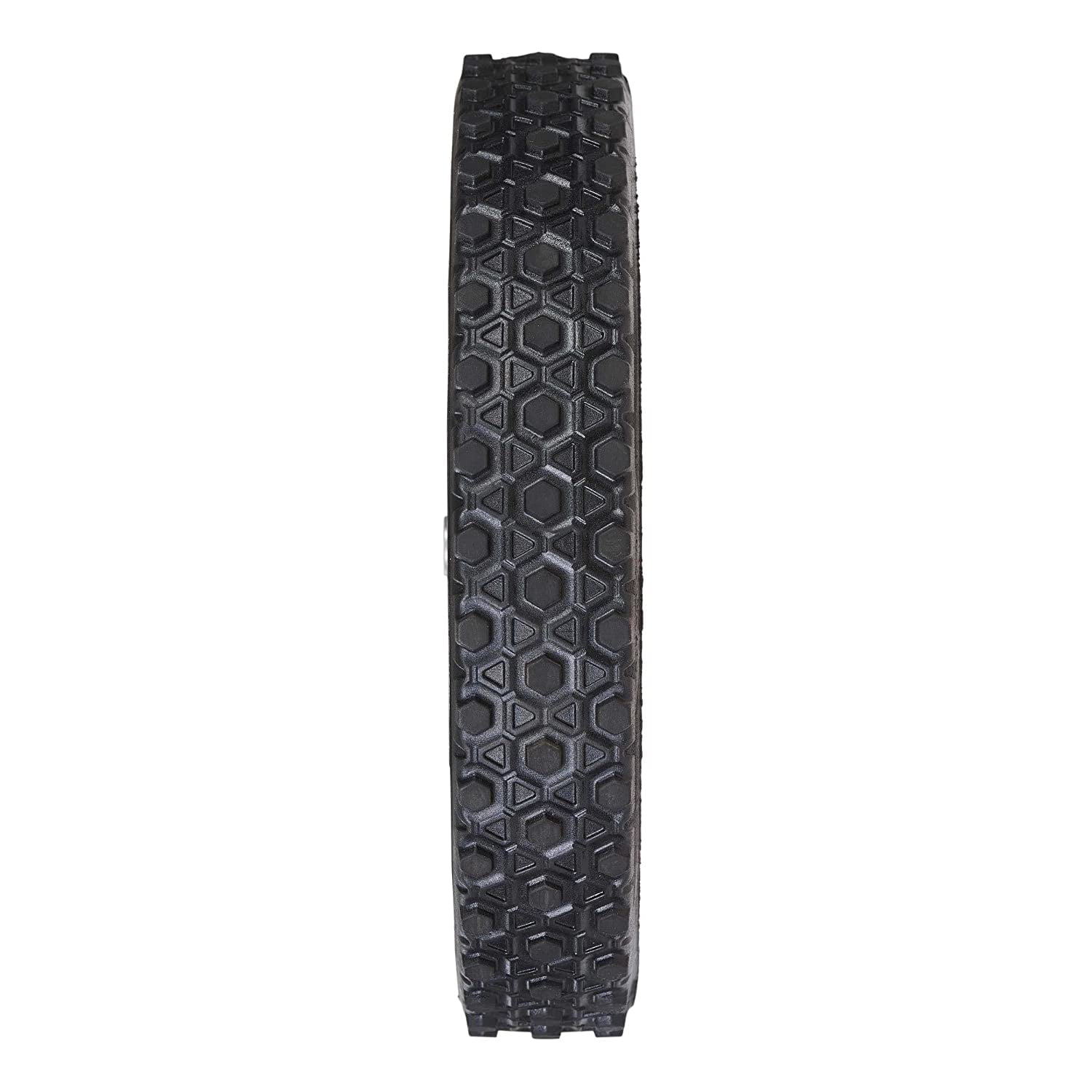 YARDMAX 11 in. Replacement Free/Non-Drive Wheel, Aggressive Spiked Tread, Ball Bearings
