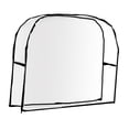thumbnail image 2 of Funda de PVC para silla de salón, transparente, multiusos, resistente, para respaldo. 51x40x12cm, 2 of 9