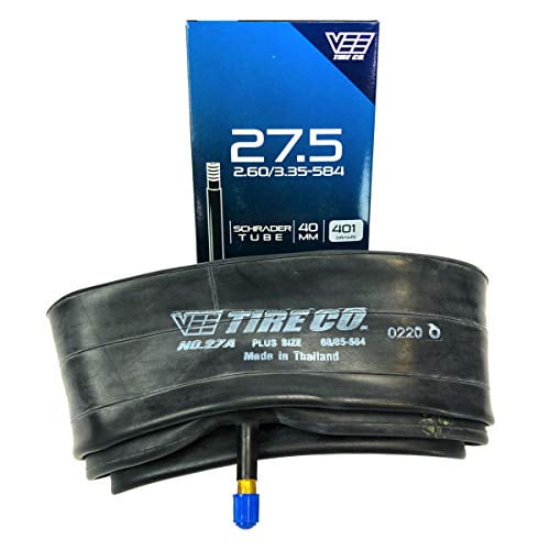 Pair (2) 27.5x2.6 Vee Tire Bike Tire Bicycle Inner Tube Schrader Valve