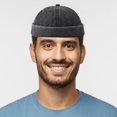 thumbnail image 3 of Hombres Skullcap Diseño ajustable Accesorios de apariencia de moda Hombres Retro Sin sombreros de ala para actividades al aire libre, 3 of 5