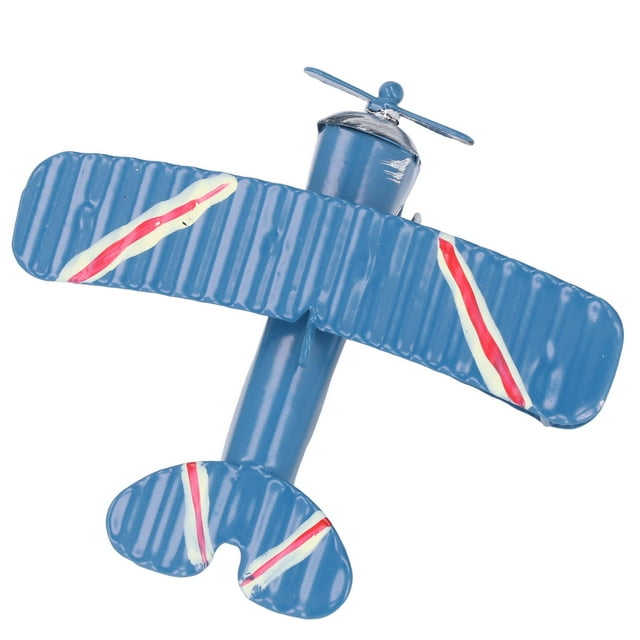 Airplane Model, Iron Art Retro Old Craftsmanship Airplane Miniature Model High Strength For Living Room For Study Room For Dining Room