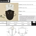 thumbnail image 4 of YooGuoGuo Classic Tartan Detachable Fake Collar Half Shirt Blouse Dickey Collar Faux False Collar Elegant for Women Girls (NID231128-Beaded Black), 4 of 5