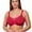 Red, variant on Women's Plus Size Bras Lift Casual Fashion Bralette Stretchy Wide Strap Jelly Sports Bras,White,42E
