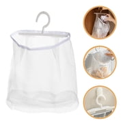 icolorfuled 2pcs Hanging Mesh Bag Multi-functional Mesh Laundry Bag Clothespin Bag Kitchen Mesh Pouch