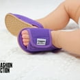 thumbnail image 4 of LNMQLPDBS Toddler Summer Shoes with Mesh Boys Sandals Size 1 Non-Slip Soft Sole Sandals for Baby Boys Breathable Beach Shoes Summer Sandals Lightweight Open-Toe Shoes Purple 6-12 Months, 4 of 5