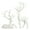 White, variant on YIEMEEN Elegent Resin Deer Sculptures Reindeer Sculpture For Aesthetic Enhancement Of Any Room Environment Deer Statues