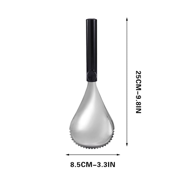 Stainless Steel Manual Fruit Extractor, Multifunctional Pulp Separator and Corer with Ergonomic Grip