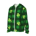 thumbnail image 2 of Kll Happy St. Patrick'S Day5 Print Men'S Women’s Upf 50+ Sun Protection Outdoor Hoodie Jacket Long Sleeve Fishing Hiking Performance Shirt- 3x-Large, 2 of 8
