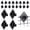 gridwall bracket-BK-20-pack, variant on Gridwall bracket BK-15-pack metal retail display accessory