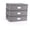 Graphite Polyester, variant on Keepsakes - Zip-Top Storage Box - Heavy Duty Polyester- Reinforced Handles - Stackable Design - Indoor Storage, Graphite