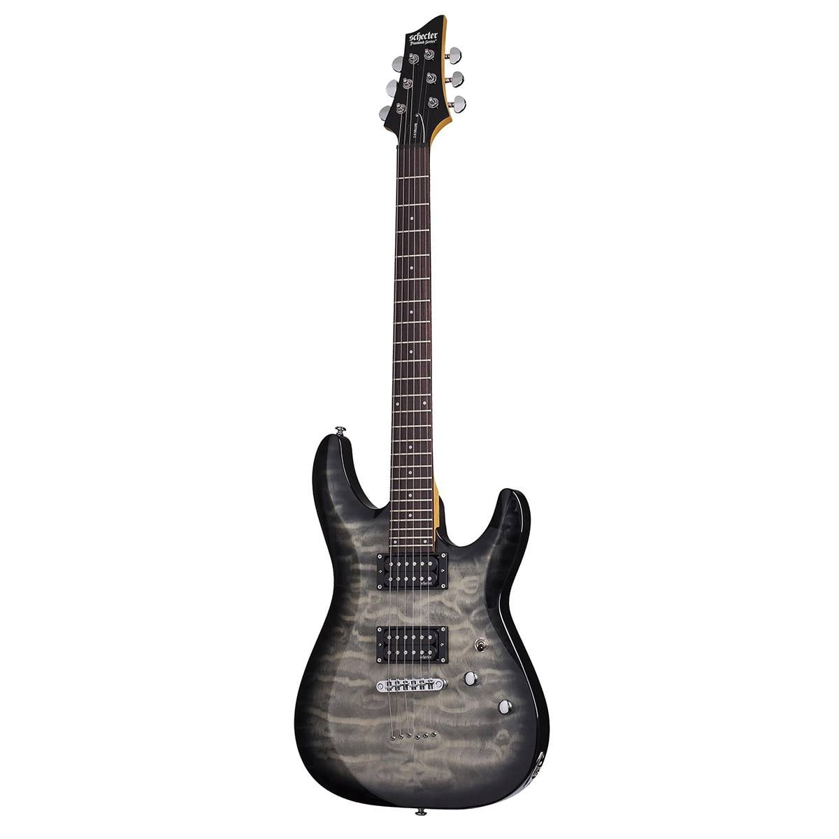 Schecter C-6 Plus Series Electric Guitar - Charcoal Burst