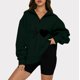 thumbnail image 2 of Tops Para Mujer Blusas de Manga Larga Moda Casual Impreso Cuello Vuelto Camiseta Suelta Otoño Jersey Odeerbi  ODB185289, 2 of 6