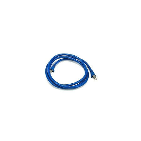 UPC: 0844660059004 | Monoprice 5  24AWG Cat6a STP Ethernet Network Cable Blue 105900