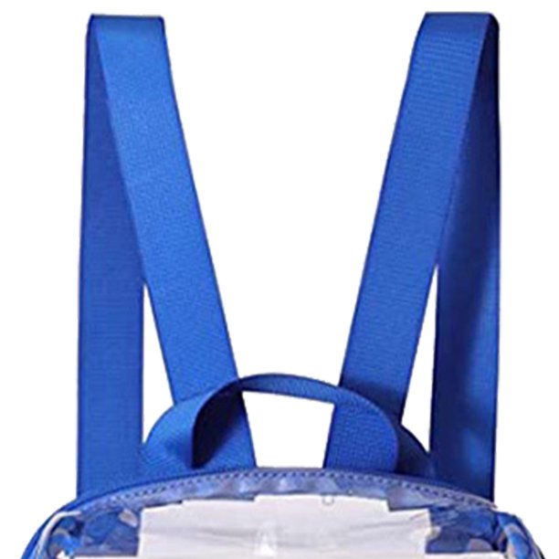 Mochila transparente de PVC para mujer, mochilas transparentes de viaje informal para Fitness (azul) Ndcxsfigh Para Estrenar