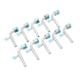 thumbnail image 2 of 10PCS Conector de manguera de CA para automóvil Ajuste universal de aluminio para automóviles Camiones Vehículos de ingeniería Modificación de aire acondicionado 13 mm / 0,51 pulgadas 14,5 mm / 0,57 pulgadas Jadeshay A, 2 of 9