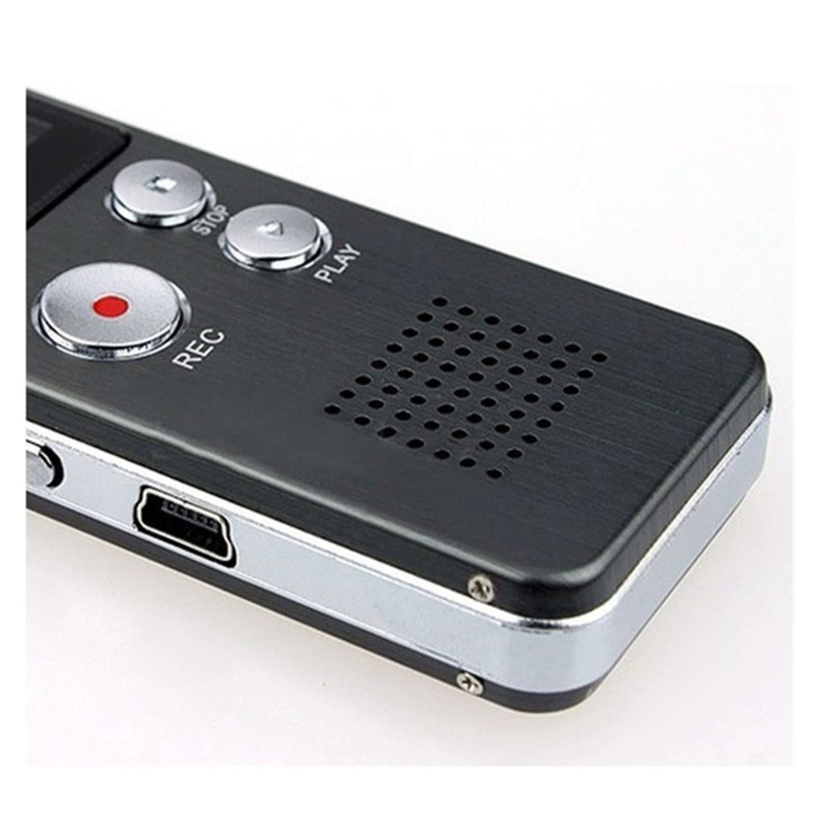 Digital Voice Activated Recorder Dictaphone Player USB Flash Supports MP3 Music Formats Rechargeable