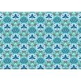 thumbnail image 1 of Ahgly Company Machine Washable Indoor Rectangle Transitional Blue Ivy Blue Area Rugs, 2' x 4', 1 of 7
