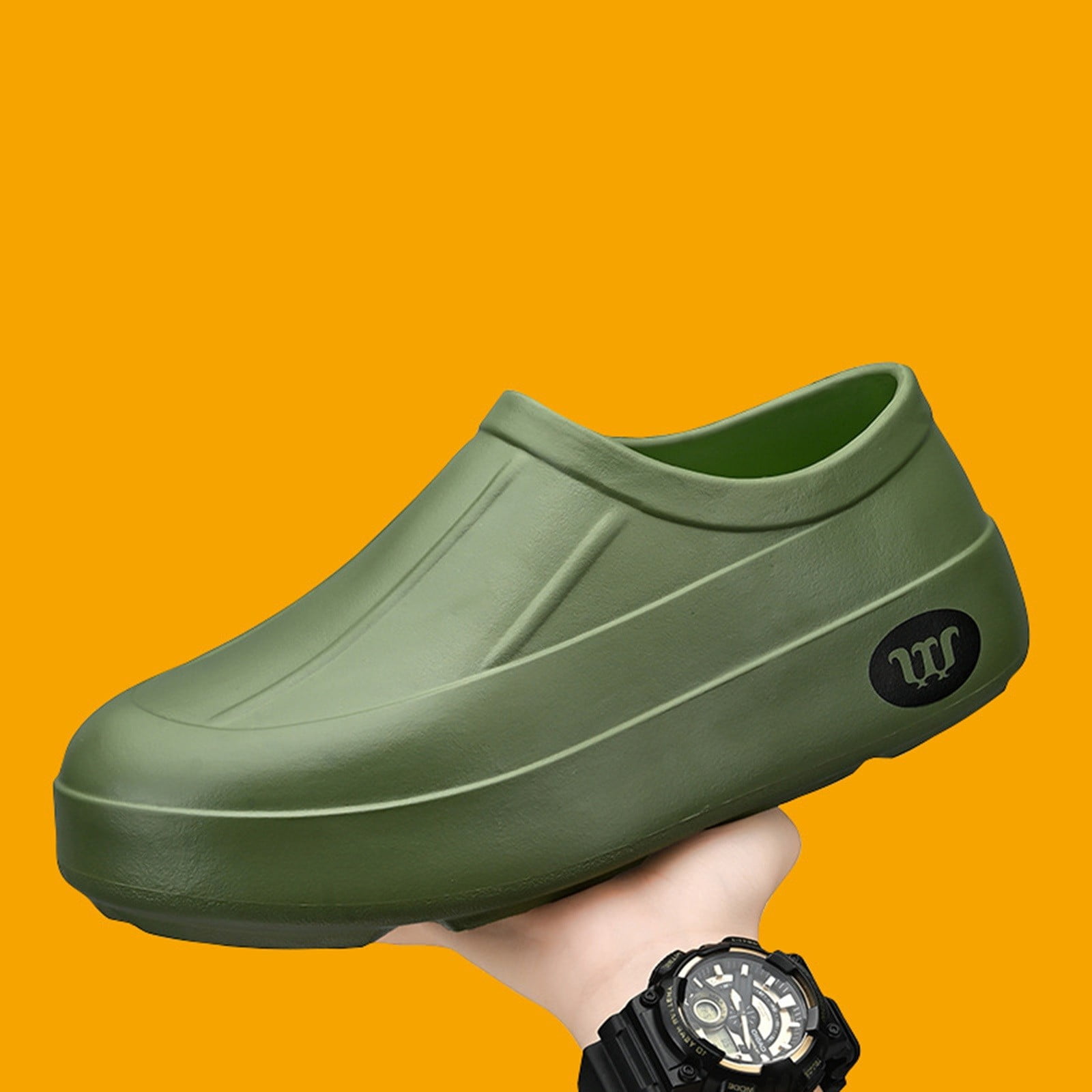Dakaela Chef Shoes for Men Women Non Slip Oil Resistant Waterproof Lightweight Kitchen Work Clogs