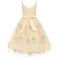 thumbnail image 3 of IDOPIP Flower Girl Dresses for Wedding Spaghetti Strap Tulle Princess Pageant Birthday Party Gown, 3 of 9