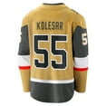 thumbnail image 3 of Men's Fanatics Keegan Kolesar Gold Vegas Golden Knights Home Breakaway Jersey, 3 of 3
