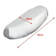 thumbnail image 3 of Housse de Siège de Moto Imperméable Coussin de Protection Universel Argent TG, 3 of 8