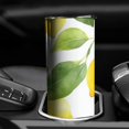 thumbnail image 3 of 20oz Lemon Skinny Tumblers Stainless Steel Tumbler with Lid and Straw,Vacuum Insulated Double Wall Travel Tumbler Cups with Cleaning Brush for Coffee,Tea, 3 of 6