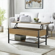 Mainstays Lift Top Coffee Table with Storage, Canyon Walnut
