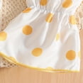 thumbnail image 6 of masbird Baby Girl Clothes Print Long Sleeve Romper Shirt Flare Pants Cute 3PC Fall Winter Outfits+Headband 0 3 6 12 18 24 Months,Yellow,12-18 M, 6 of 8