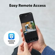 SANNCE 8CH 1080P Home Surveillance Camera System and 4 * 1080P TVI Weatherproof CCTV Cameras,Easy Remote Access, Wired Security Camera System Outdoor, 1TB HDD