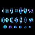 thumbnail image 4 of 1 caja 3D arte de uñas diamantes de imitación cristal brillos perlas Estilo 5 Yuyangstore Etiquetas engomadas del arte del clavo, 4 of 4