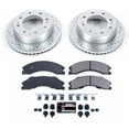 thumbnail image 3 of PowerStop Front Z23 Evolution Sport Carbon-Fiber Ceramic Brake Pad and Drilled & Slotted Rotor Kit Fits: CHEVROLET GMC Select Models K5559, 3 of 10