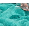thumbnail image 6 of American Soft Linen Turkish 6 Piece Towel Set, 100% Cotton Premium Soft Bathroom Towels, Turquoise, 6 of 10