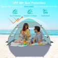 thumbnail image 3 of Carpa de playa Gorich G037 para 3-4 personas, protección UV UPF 50+, 3 of 7