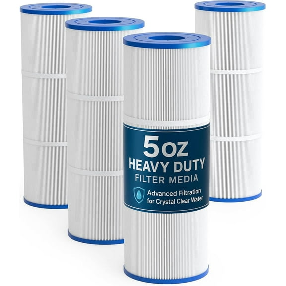 4 Pack C3030 Pool Filter Cartridges Compatible with Hayward SwimClear C3020, C3025, C3030, Heavy Duty 5oz Fabric for Superior Filtration & Durability, Replace Pleatco PA81, Hayward CX580XRE