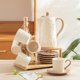 thumbnail image 3 of Taza de agua de cerámica, juego de agua, caja de regalo, taza de té, juego de té for sala de estar, hervidor frío, juego de té de flores, juego de café for el hogar, 3 of 5