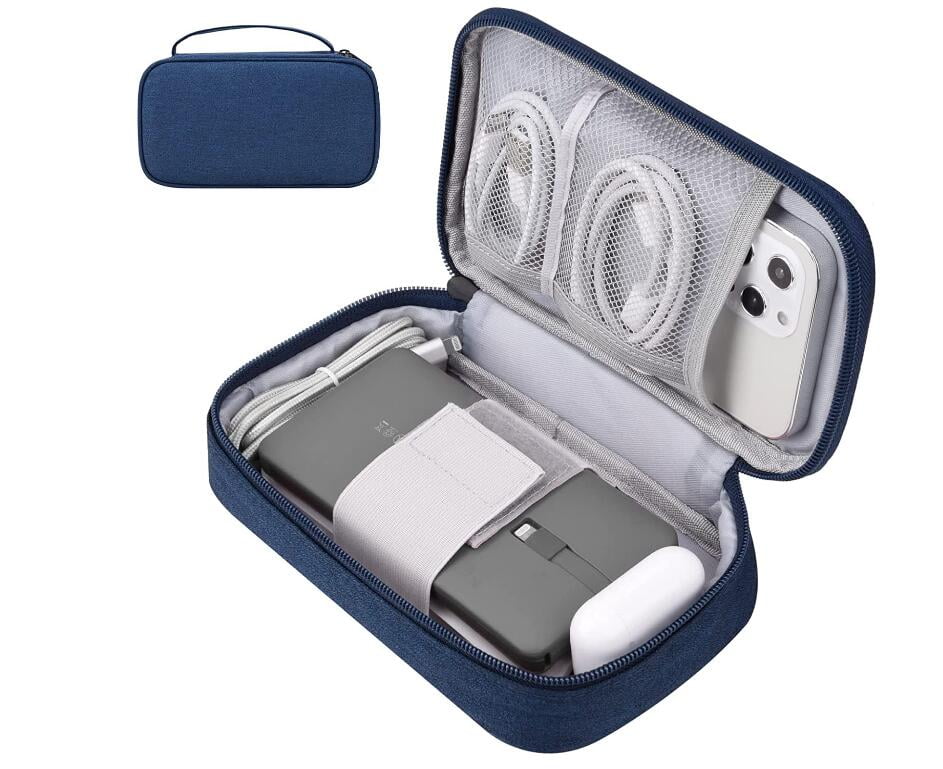 MacBook Charger Case, Electronics Organizer Pouch Bag for Cable & Cords