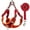 Red, variant on Deago No Pull Dog Harness and Leash Set Soft Suede Pet Harness Reflective Adjustable Puppy Vest for Small Medium Dogs (Orange, XL)