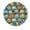 FFclock072, variant on ZXCXRQFa Clocks Colorful Elephant Sunflower Floral Home Decorative Haning Clock Wall Decor Silent Non Ticking Round Clock for Living Room Kitchen Bedroom Dining Room 10 Inch