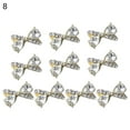 thumbnail image 1 of UDIYO 10Pcs/Set Nail Alloy Ornament Various Shape Non-Fading AB Coating Vintage Series Art Parts Charms Metal Accessories for Female, 1 of 7