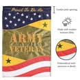 thumbnail image 2 of Magnolia Garden Proud Army Veteran Stars Stripes 13 x 18 Inch Polyester Garden Flag, 2 of 2