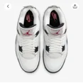 thumbnail image 4 of Ni - ke Air Jordan 4 Retro "White Cement" Preorder size 11.5, 4 of 5