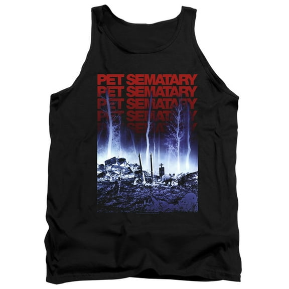 Pet Sematary Sematary Adult Tank Top Black